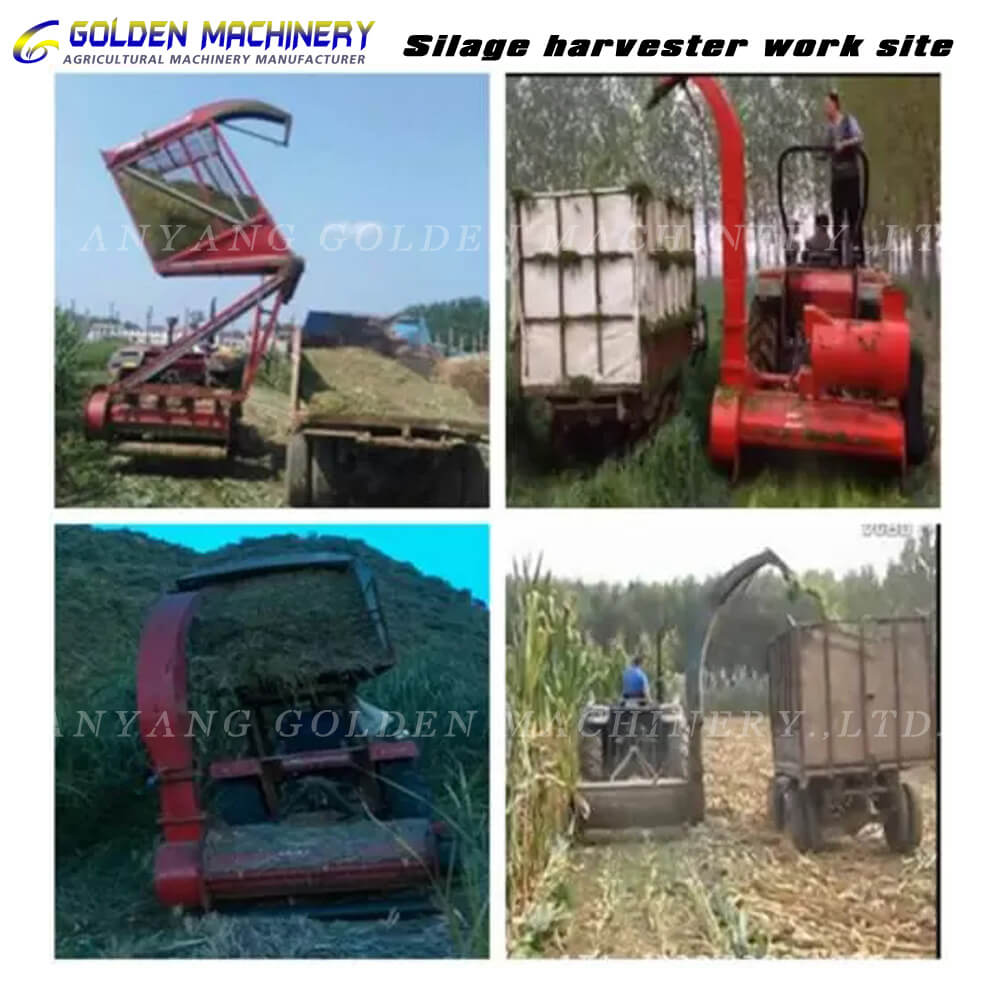 Grass picking outlet machine