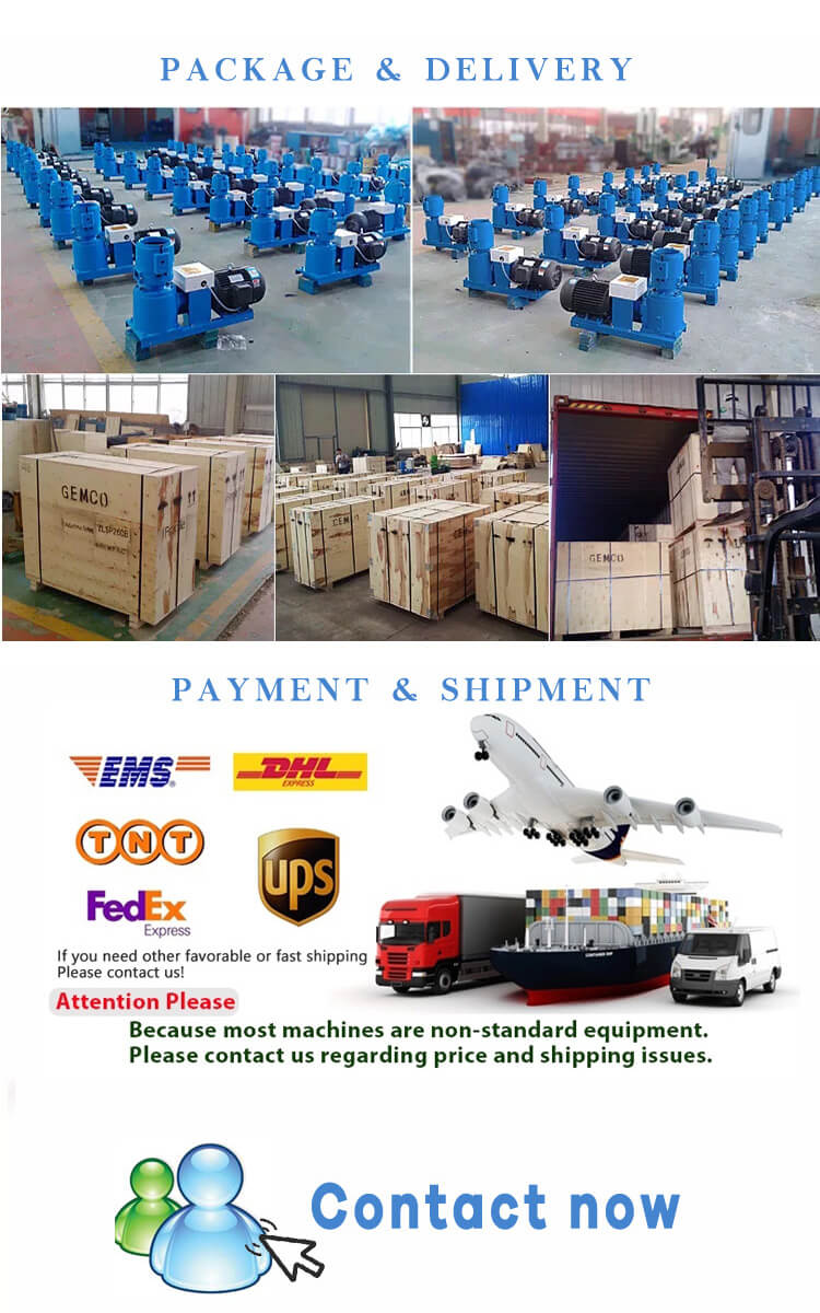 pellet press machine delivery shipment