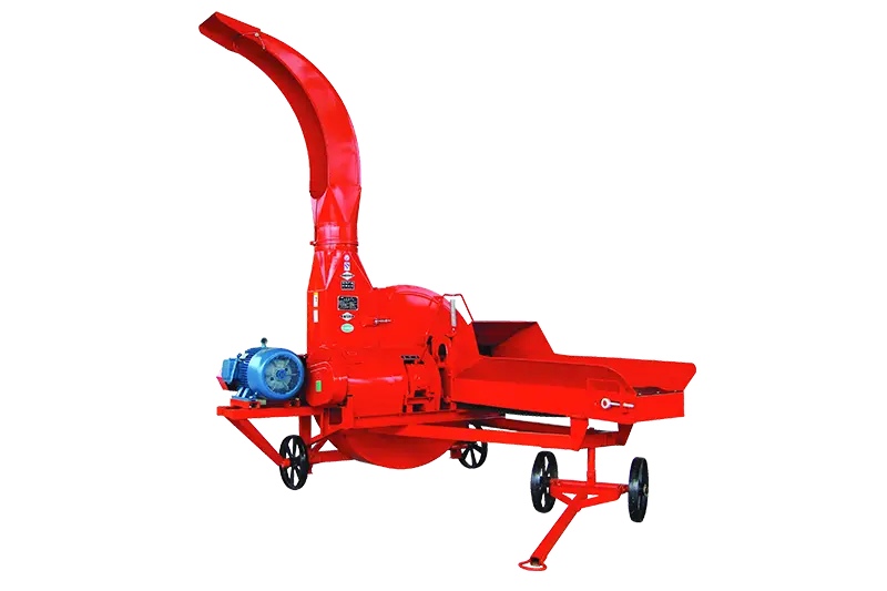 Industrial heavy-duty large capacity chaff cutter machine with conveyor