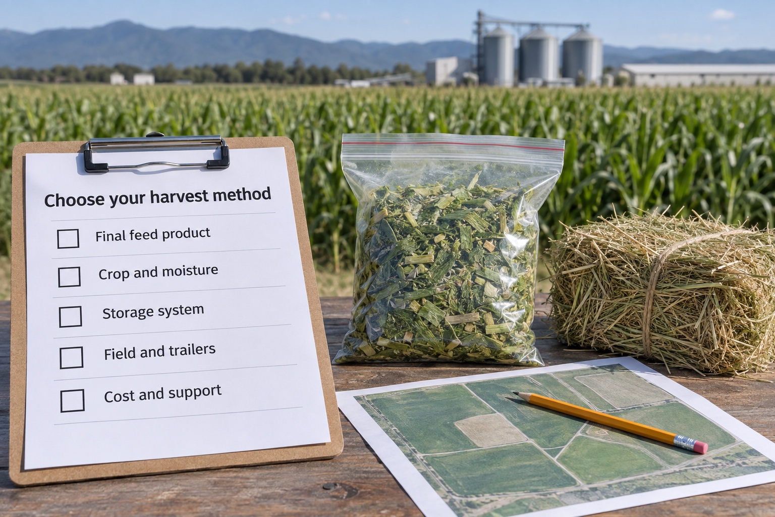 Final Forage Chopper method-selection checklist